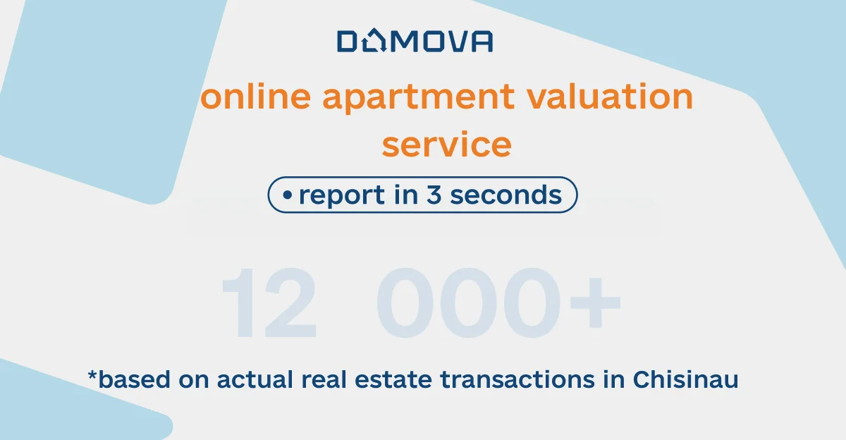 DOMOVA launched an online apartment valuation service in Chișinău